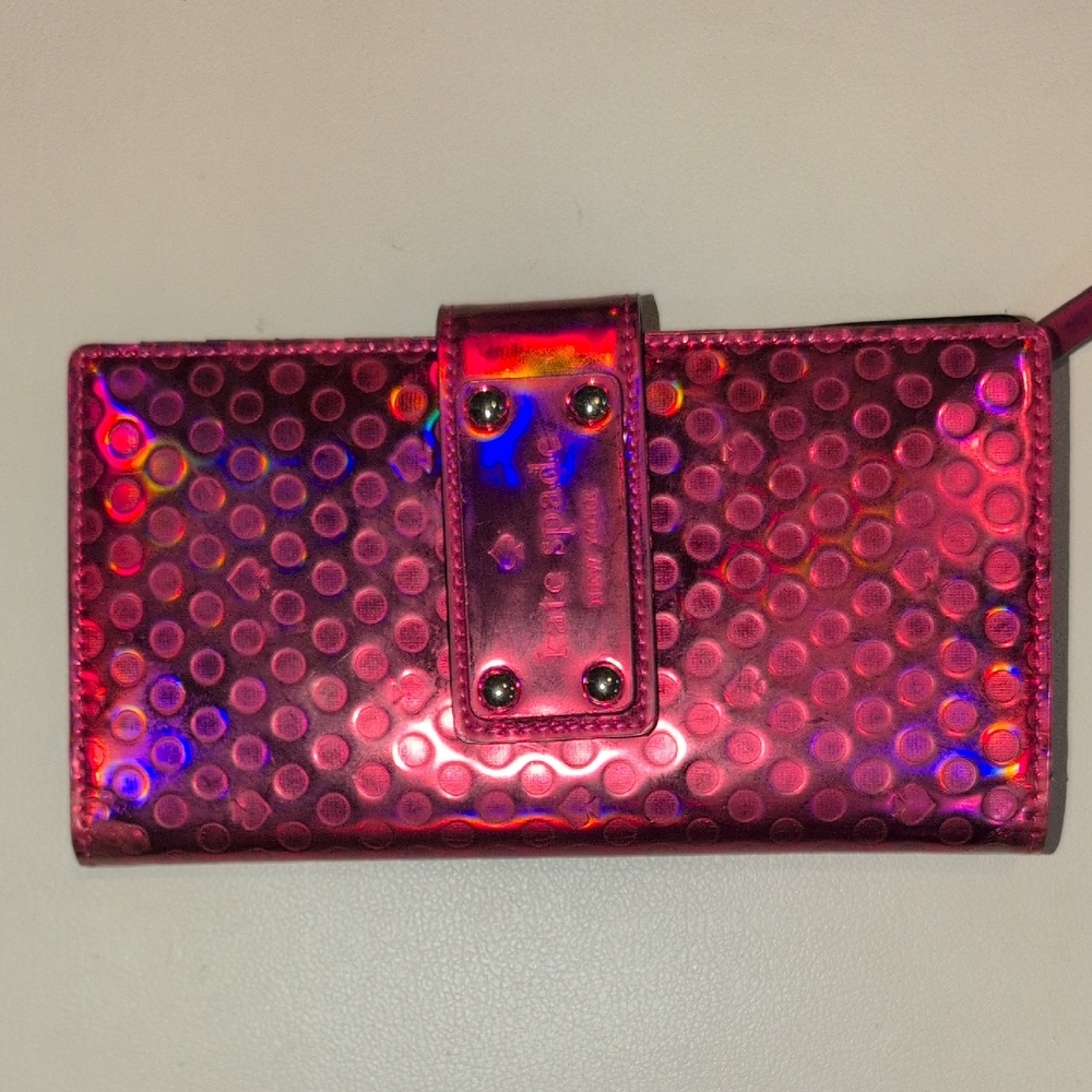 Kate Spade Iridescent Pink Wallet